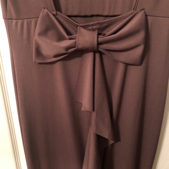 sheshow backless bow dress